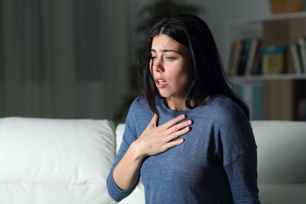 woman experiencing anxiety